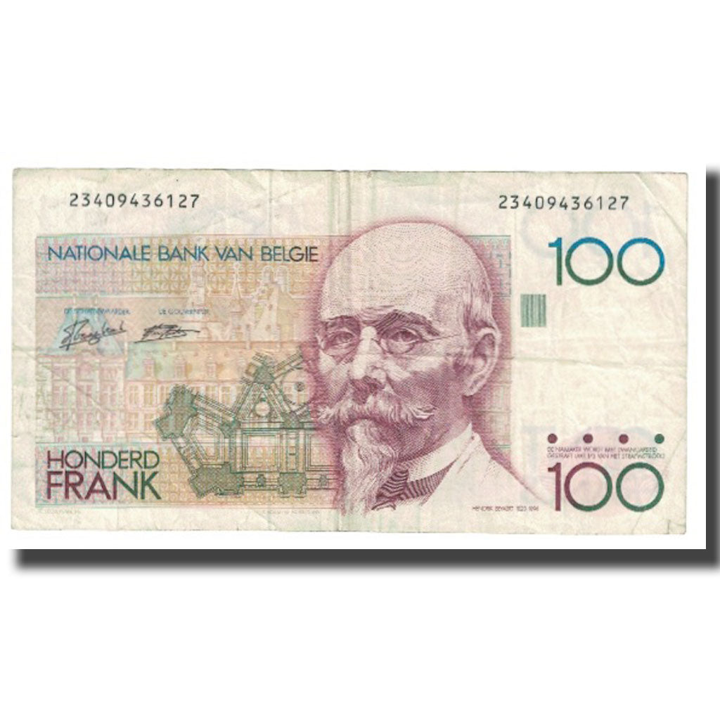 Banknote, Belgium, 100 Francs, KM:142a, VF(20-25)