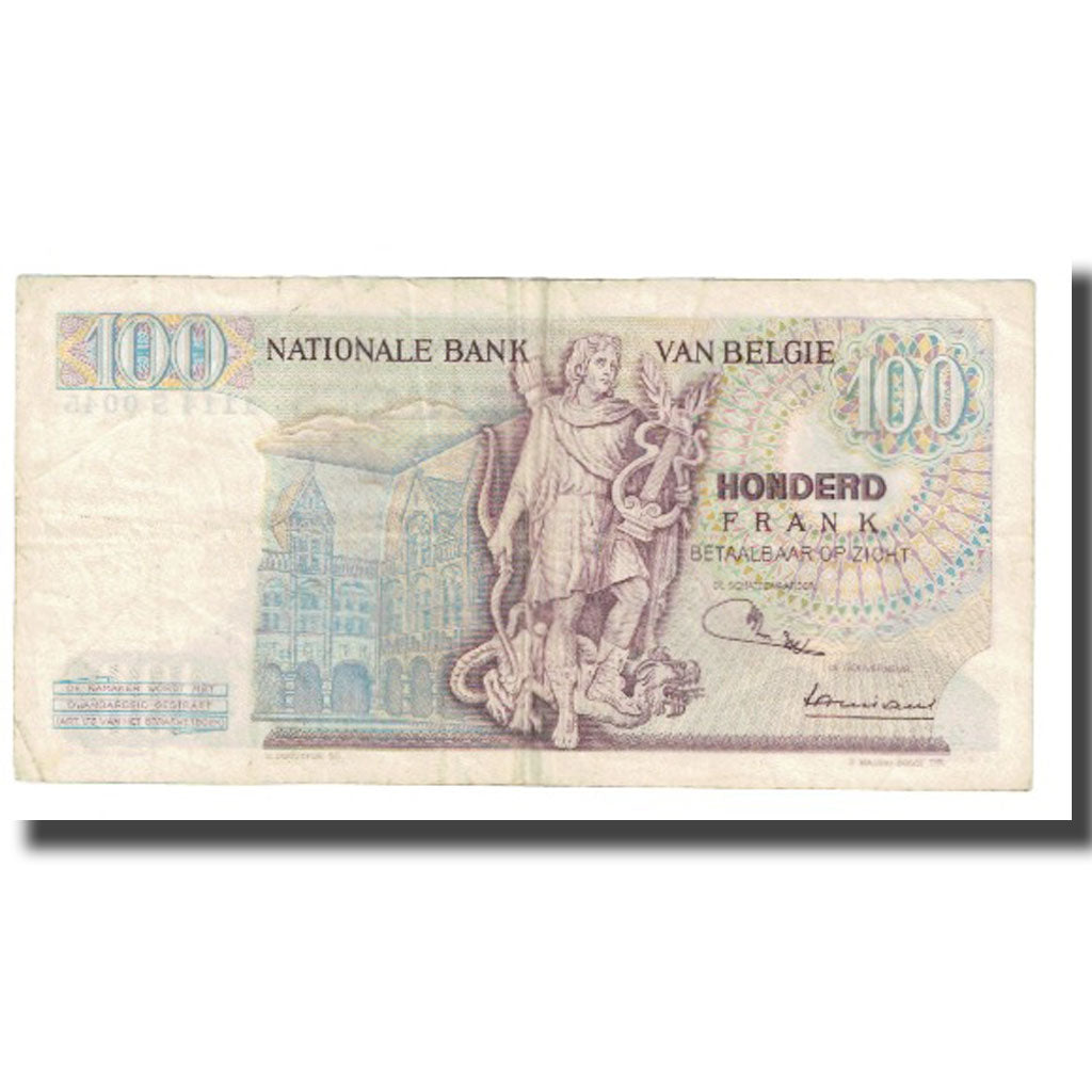 Banknote, Belgium, 100 Francs, 1970, 1970-03-23, KM:134a, VF(20-25)