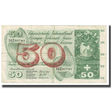 Banknote, Switzerland, 50 Franken, KM:48g, EF(40-45)