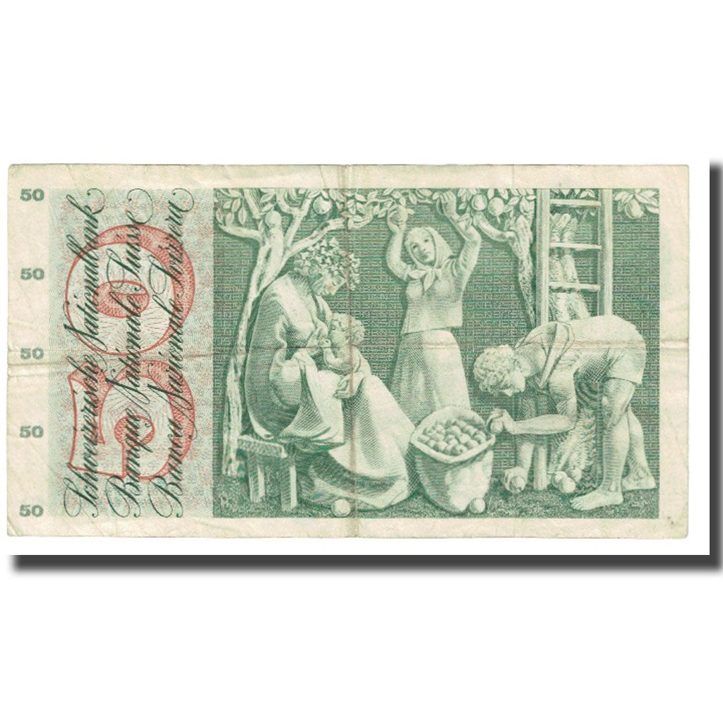 Banknote, Switzerland, 50 Franken, KM:48g, EF(40-45)