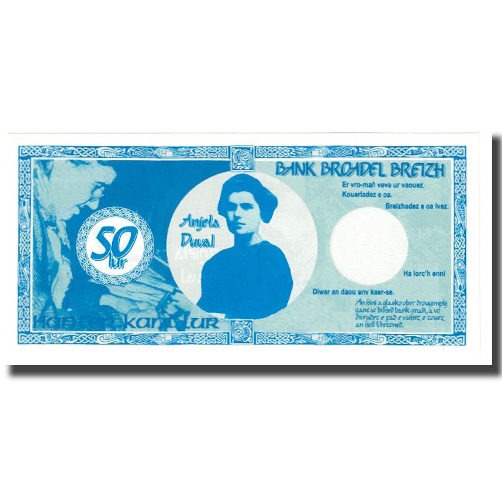 France, Billet Touristique, BANK BROADEL BREIZH, NEUF
