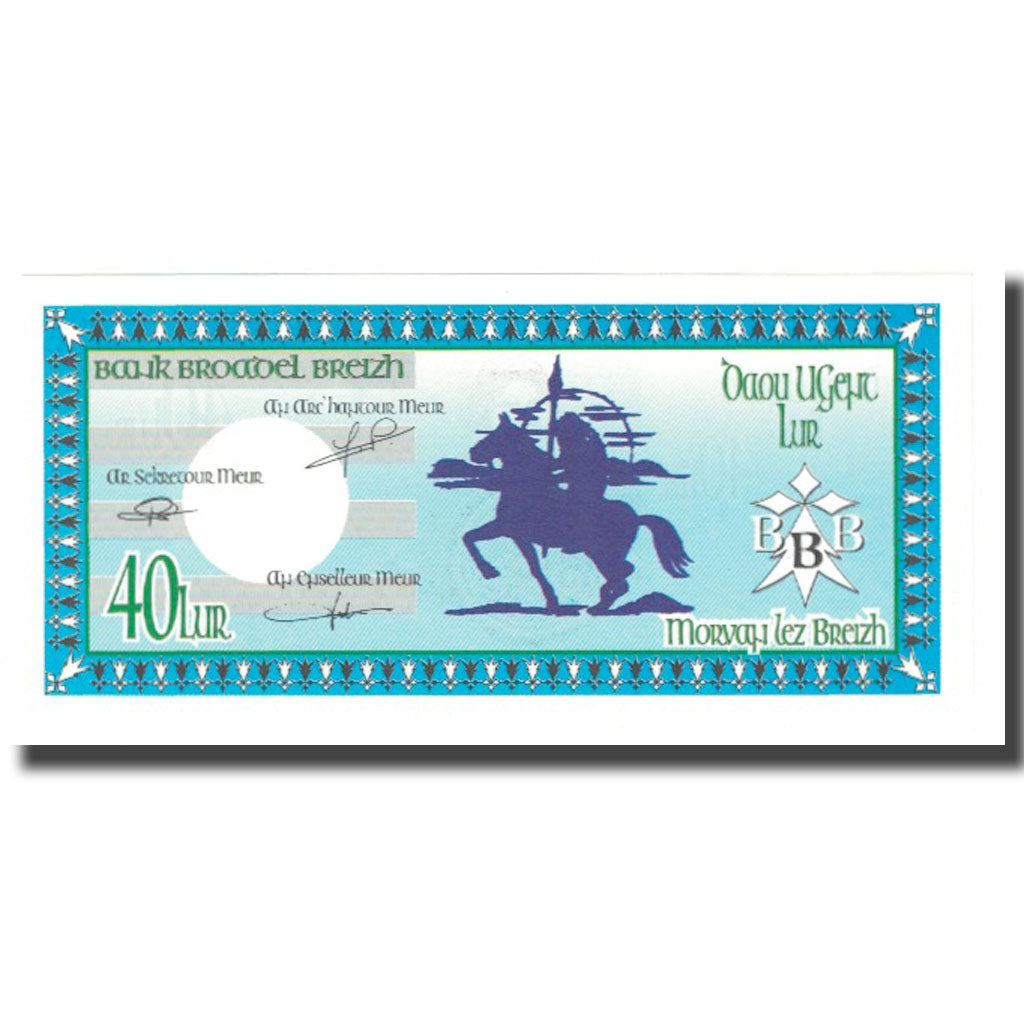 France, Billet Touristique, BANK BROADEL BREIZH, NEUF