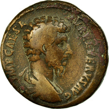 Coin, Lucius Verus, Sestertius, Roma, VF(30-35), Copper, Cohen:142