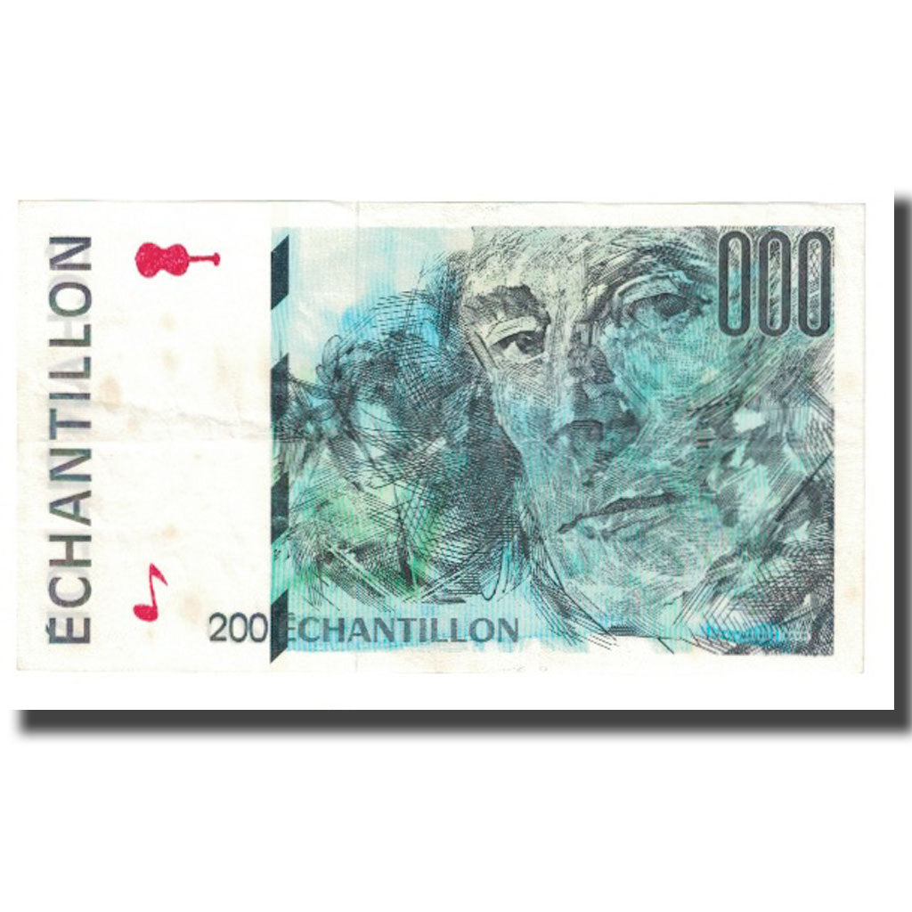 France, 200 Euro, échantillon, SUP