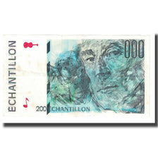 France, 200 Euro, échantillon, SUP