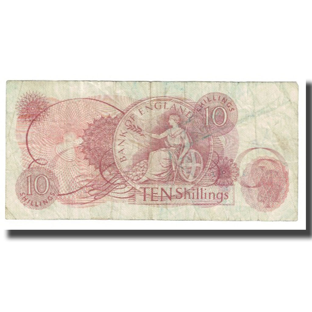 Billet, Grande-Bretagne, 10 Shillings, KM:373c, TB