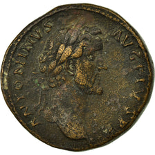 Coin, Antoninus Pius, Sestertius, Roma, AU(50-53), Copper, Cohen:856