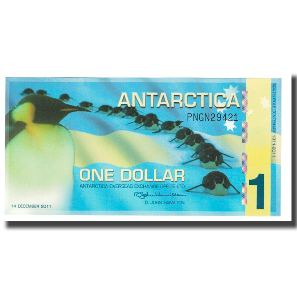 Billete, 1 Dollar, 2011, Antártico, 2011-12-14, UNC
