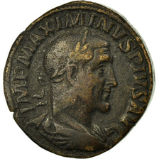 Coin, Maximinus I Thrax, Sestertius, Roma, AU(50-53), Copper, Cohen:74