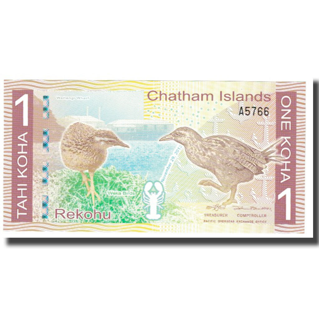 Banknote, New Zealand, 1 Koha, UNC(65-70)