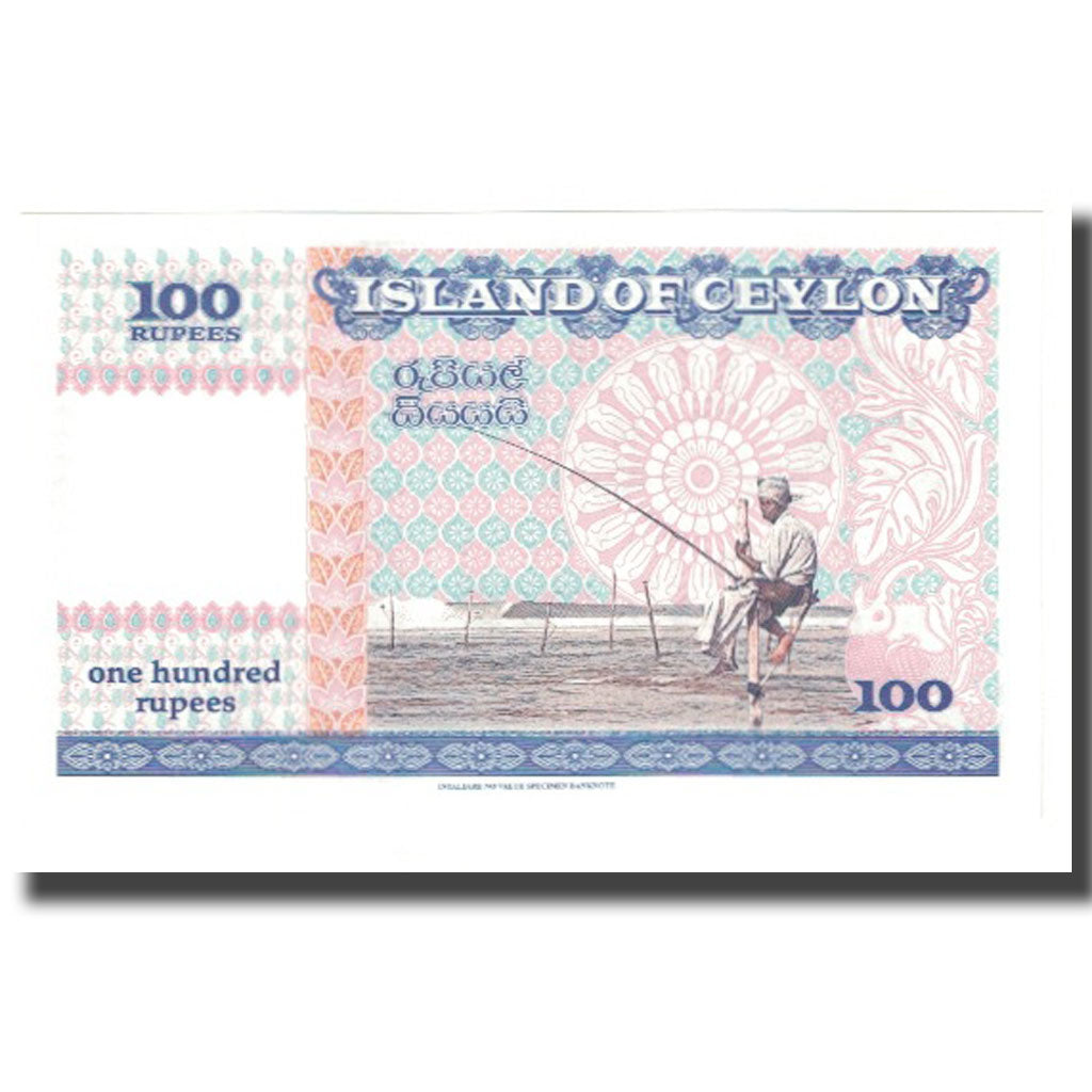 Billete, 100 Rupees, Sri Lanka, ISLAND OF CEYLON, UNC