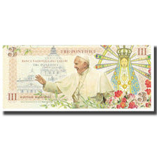Banknote, Italy, Tourist Banknote, 2018, BANCA NATIONAL DEI VALORI 3 PONTIFICI