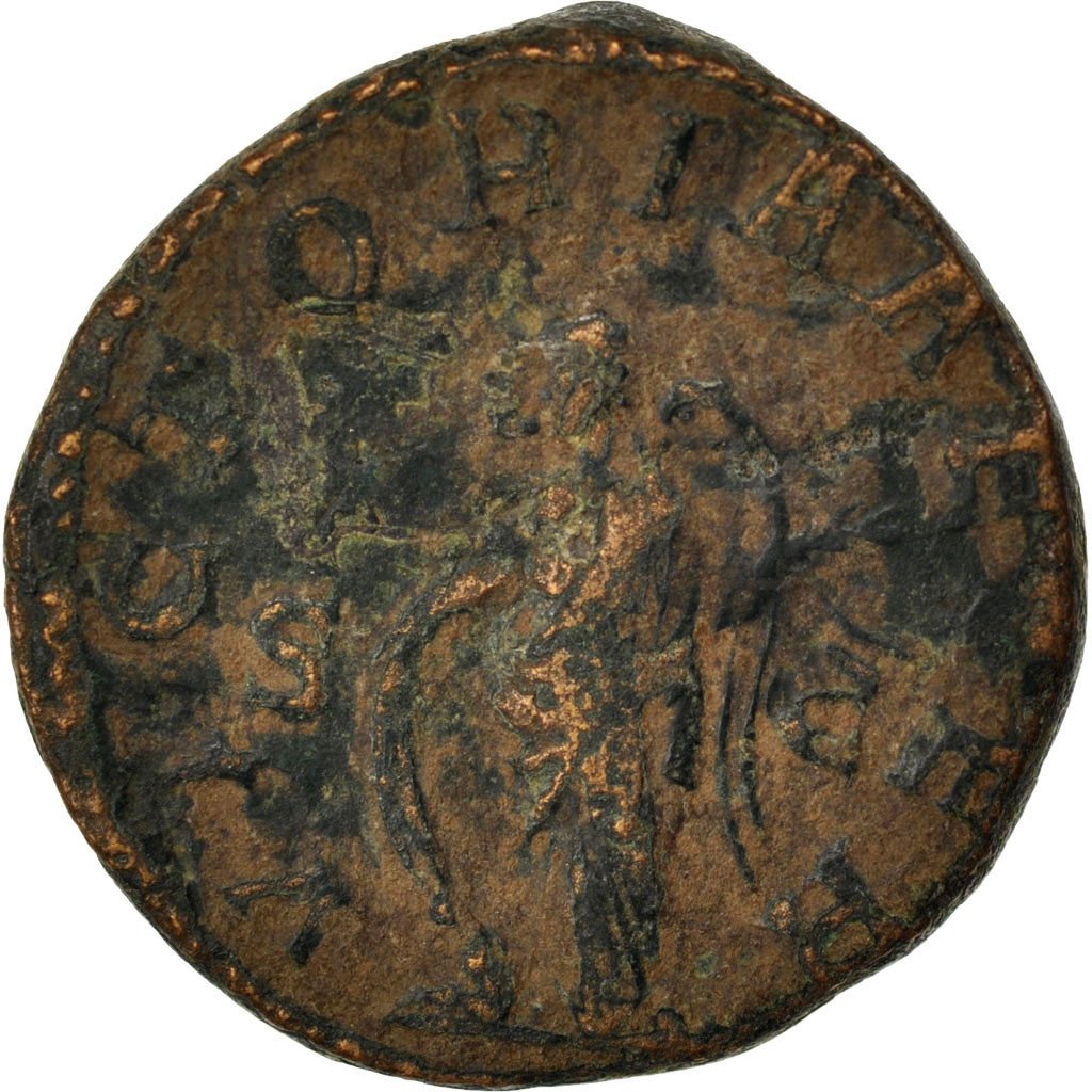 Gordian III, Sestertius, Roma, VF(20-25), Copper, Cohen #351, 17.10