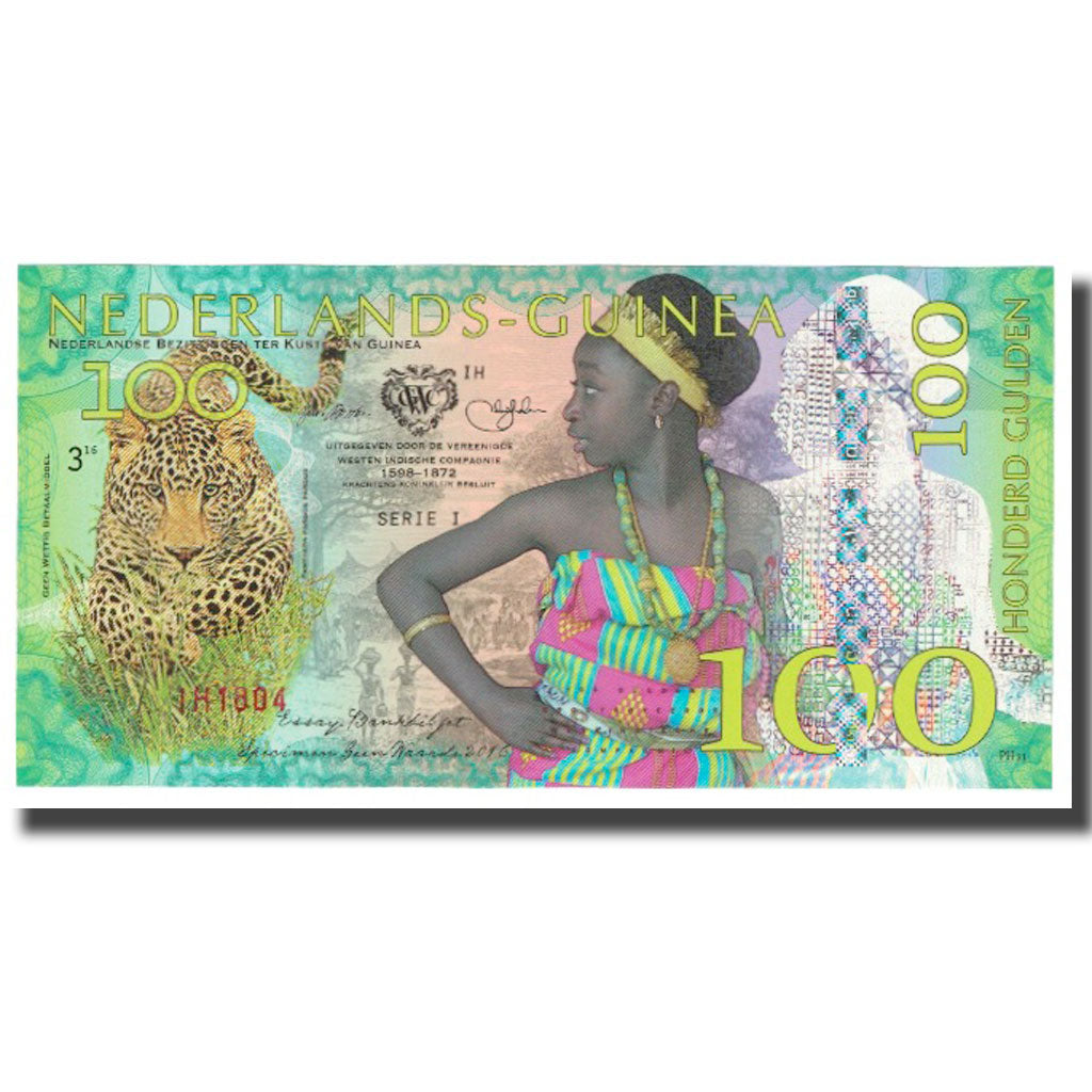 Banknot, Gwinea, 100 Gulden, NEDERLANDS GUINEA, UNC(65-70)
