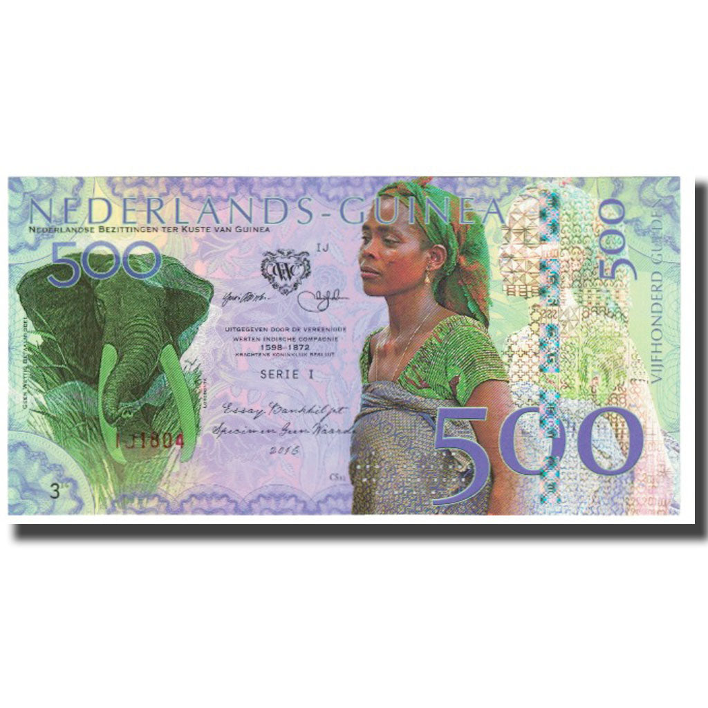 Banknote, Guinea, 500 Gulden, NEDERLANDS GUINEA, UNC(65-70)