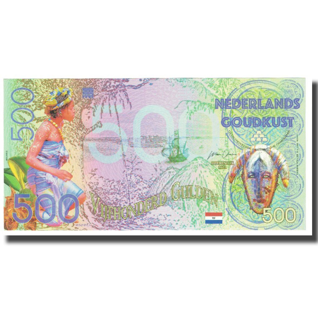 Banknote, Guinea, 500 Gulden, NEDERLANDS GUINEA, UNC(65-70)