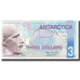 Billete, 3 Dollars, 2008, Antártico, 2008-09-01, UNC