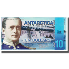 Biljet, Antarctica, 10 Dollars, 2011, 2011-12-14, NIEUW