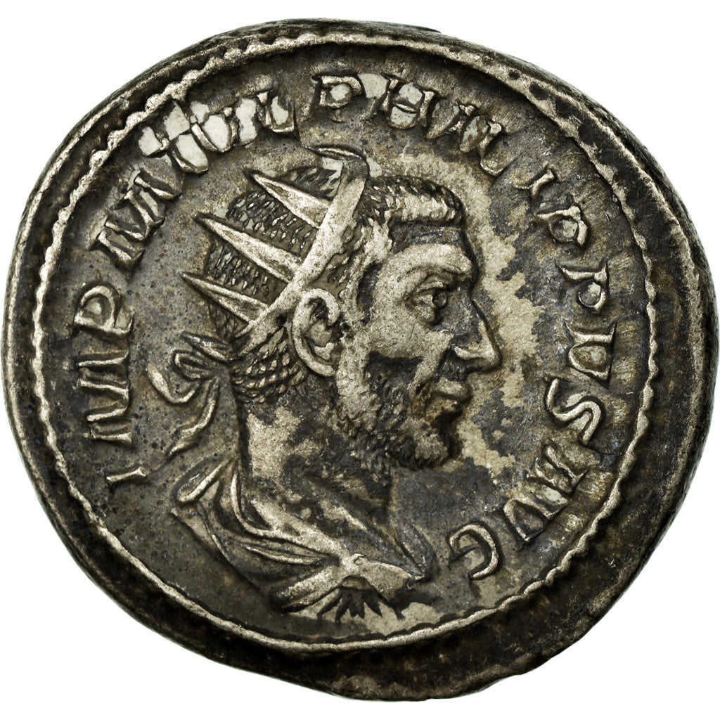 Münze, Philip I, Antoninianus, 244-249, Roma, SS+, Billon, Cohen:80