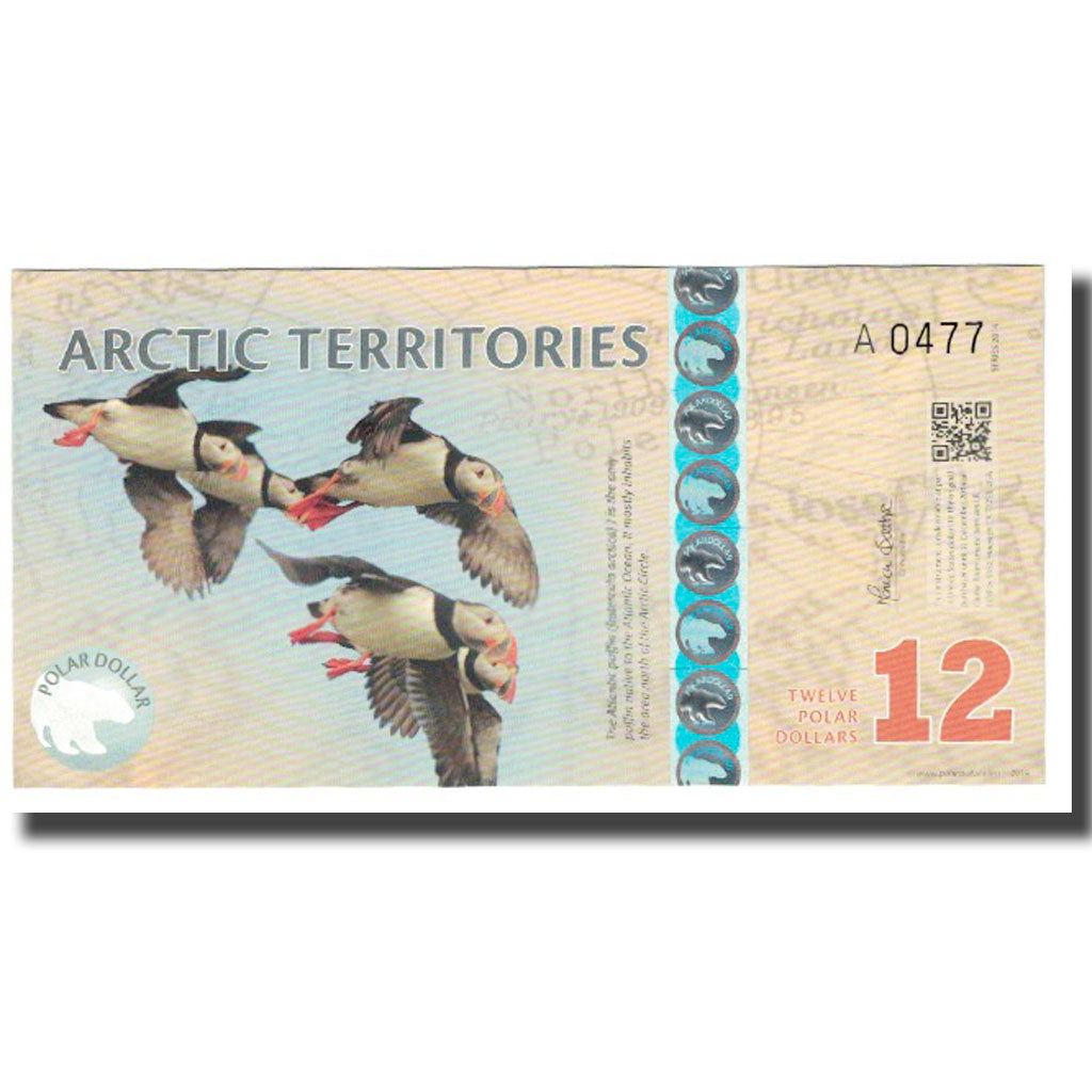 Banknot, Antarktyka, 12 Dollars, 2014, 2014-12-31, UNC(65-70)