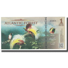 Nota, Brasil, 1 Dollar, 2016, 2016-04, ATLANTIC FOREST, UNC(65-70)