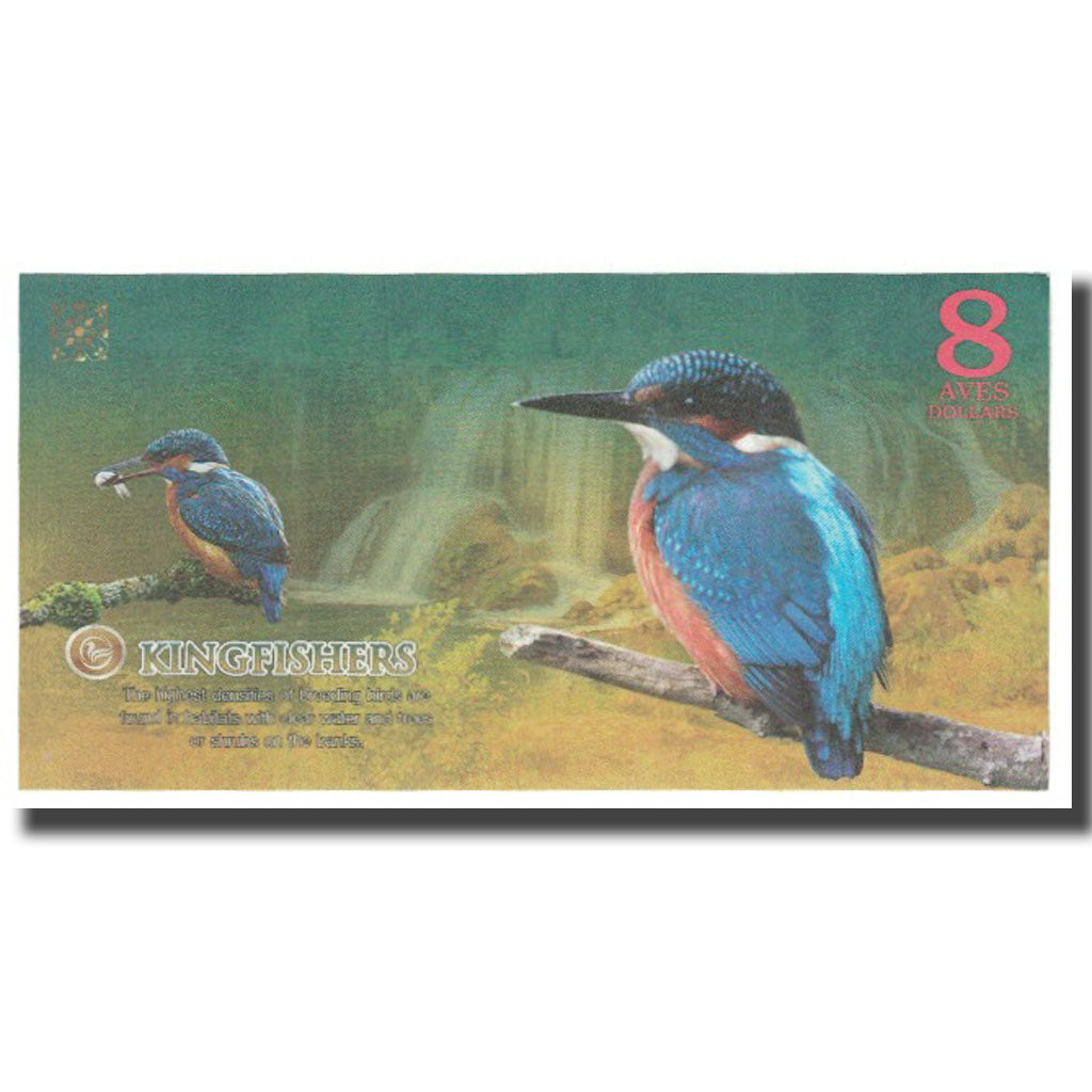 Banknote, Brazil, 8 Dollars, 2016, 2016-04, ATLANTIC FOREST, UNC(65-70)