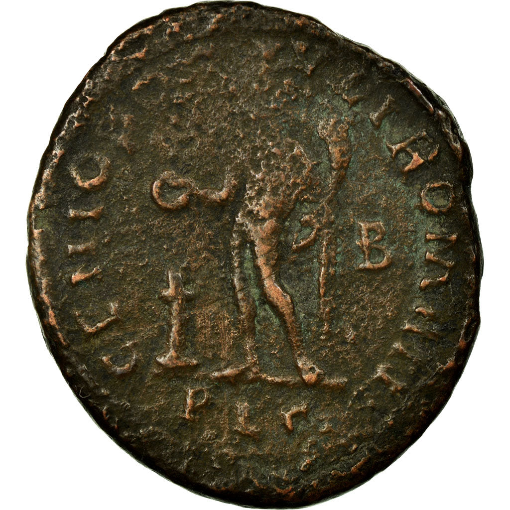 Coin, Constantius I, Follis, Lyons, VF(30-35), Copper, Cohen:63