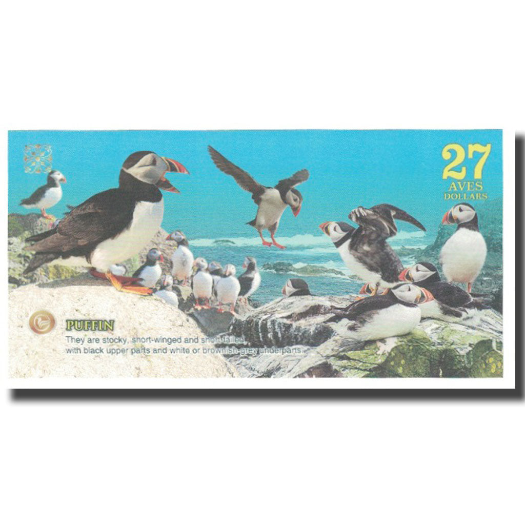 Banknote, Brazil, Dollar, 2016, 2016-09, ATLANTIC FOREST 27 DOLLARS, UNC(65-70)