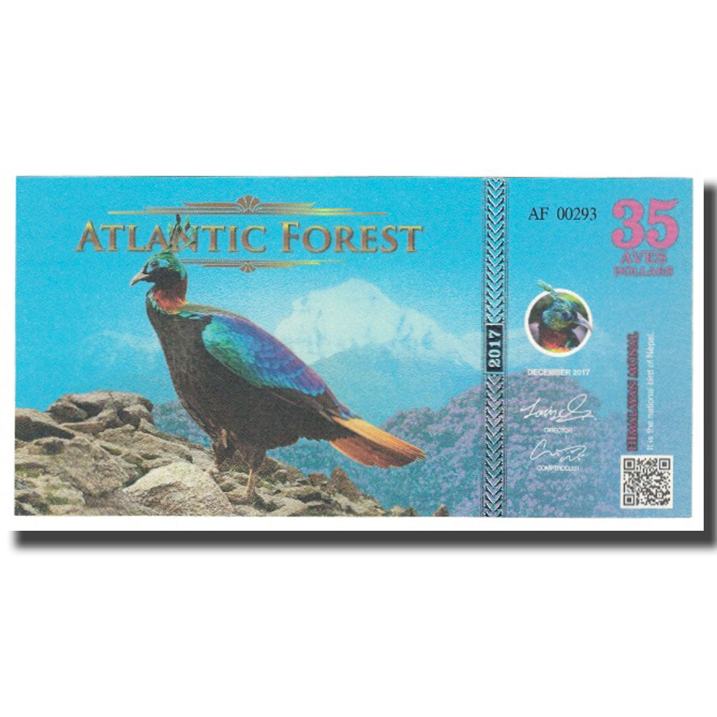 Geldschein, Brasilien, Dollar, 2017, 2017-12, ATLANTIC FOREST 35 DOLLARS, UNZ