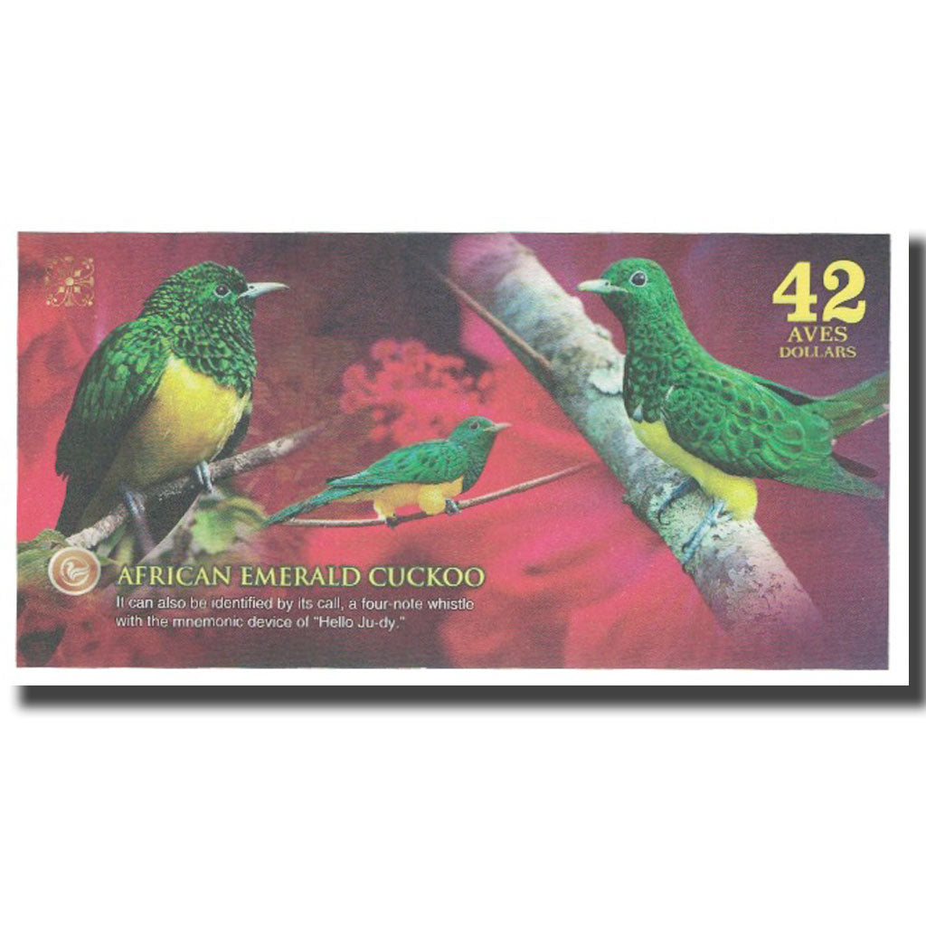 Nota, Brasil, Dollar, 2019, 2019-08, ATLANTIC FOREST 42 DOLLARS, UNC(65-70)