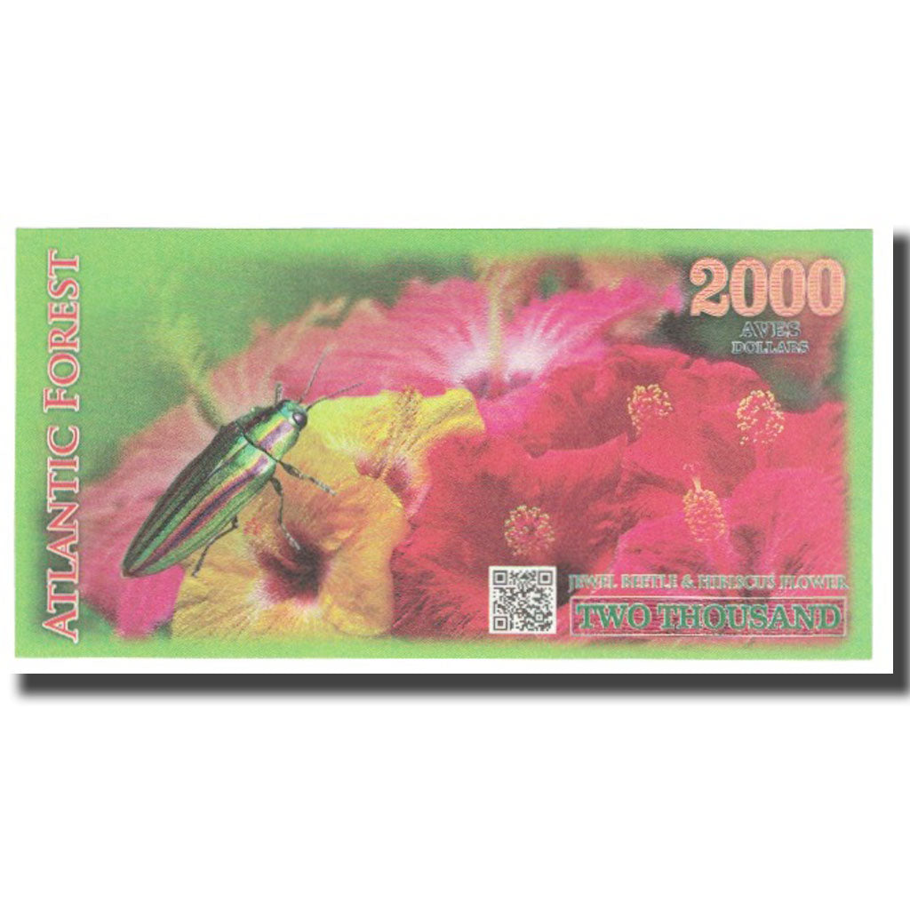 Banconote, Brasile, Dollar, 2016, 2016-03, ATLANTIC FOREST 2000 DOLLARS, FDS