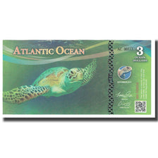 Billete, 3 Dollars, 2016, Estados Unidos, 2016-11, ATLANTIC OCEAN, UNC