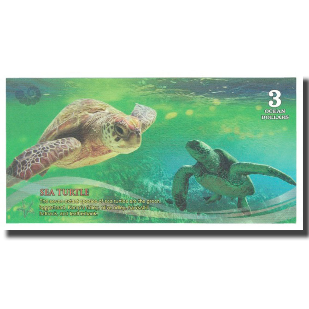 Banknote, United States, 3 Dollars, 2016, 2016-11, ATLANTIC OCEAN, UNC(65-70)