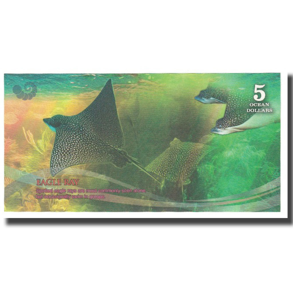 Geldschein, Vereinigte Staaten, 5 Dollars, 2017, 2017-11, ATLANTIC OCEAN, UNZ