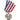 Francia, Médaille d'honneur des chemins de fer, Railway, medalla, 1968