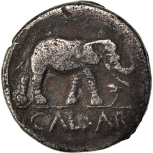 Julius Caesar, Denarius, VF(30-35), Silver, Cohen #49, 3.50