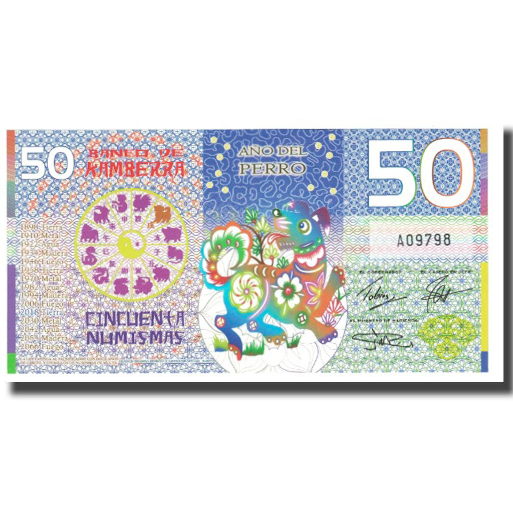 Banknote, Australia, Tourist Banknote, 2018, 50 NUMISMAS, UNC(65-70)