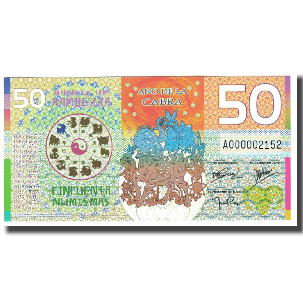Banknote, Australia, Tourist Banknote, 2015, 50 NUMISMAS, UNC(65-70)