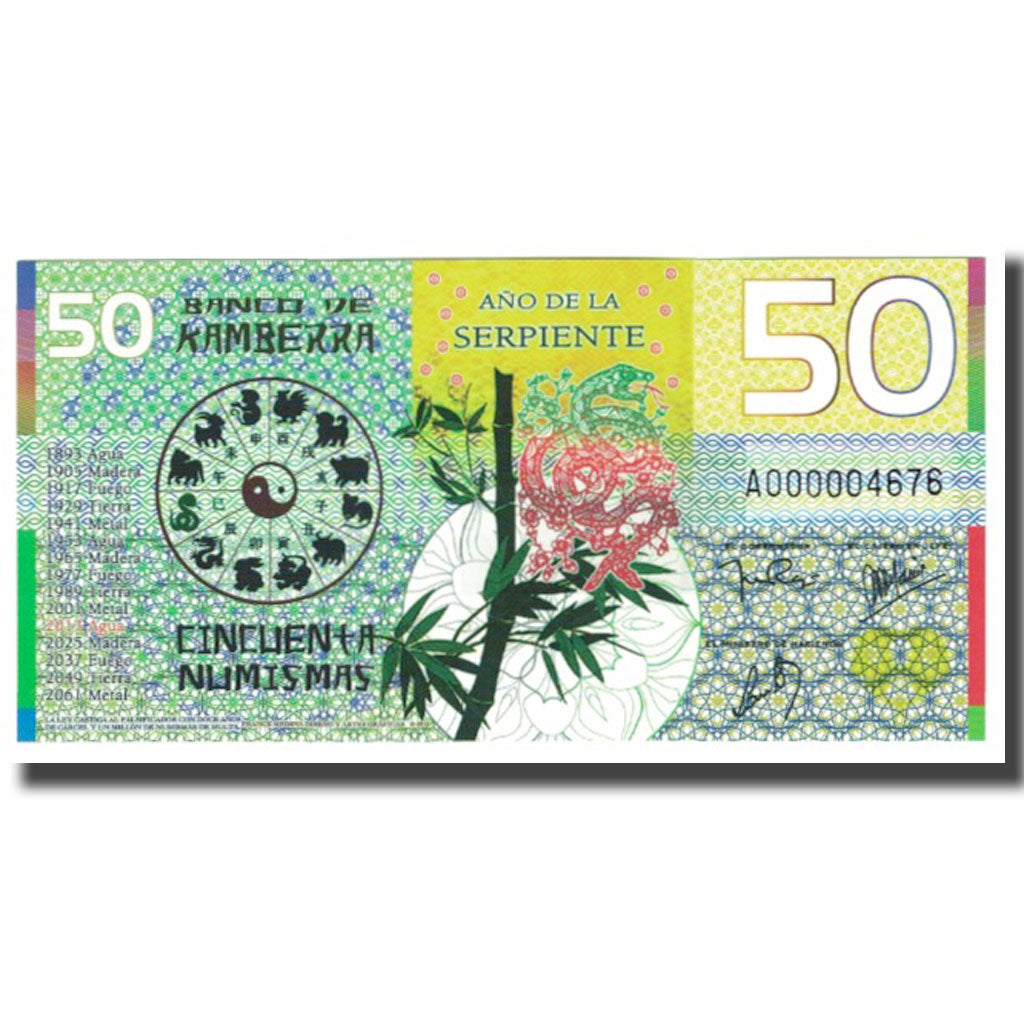 Banknote, Australia, Tourist Banknote, 2013, 50 NUMISMAS, UNC(65-70)