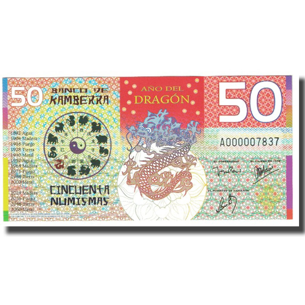Banknote, Australia, Tourist Banknote, 2012, 50 NUMISMAS, UNC(65-70)