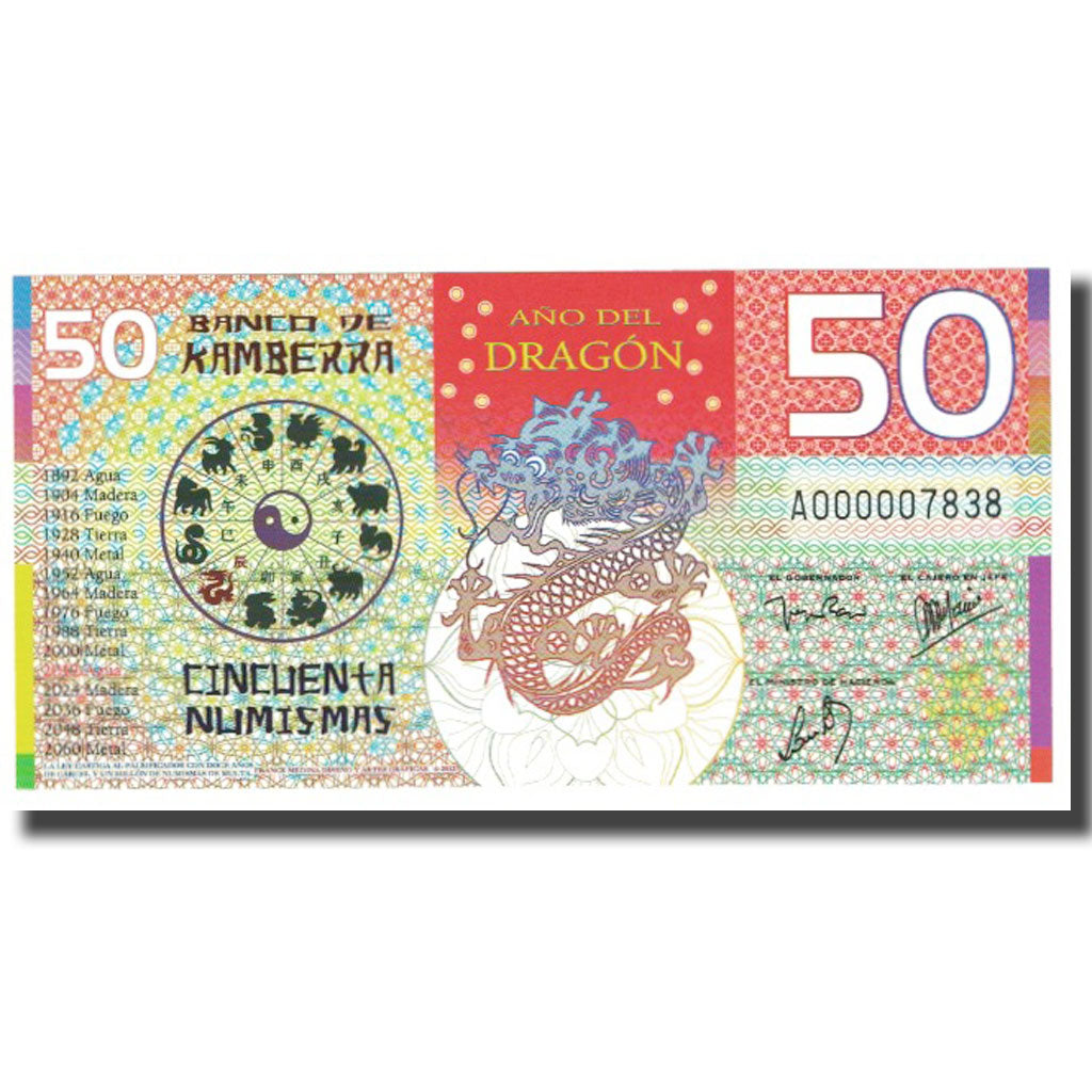 Banknote, Australia, Tourist Banknote, 2012, 50 NUMISMAS, UNC(65-70)