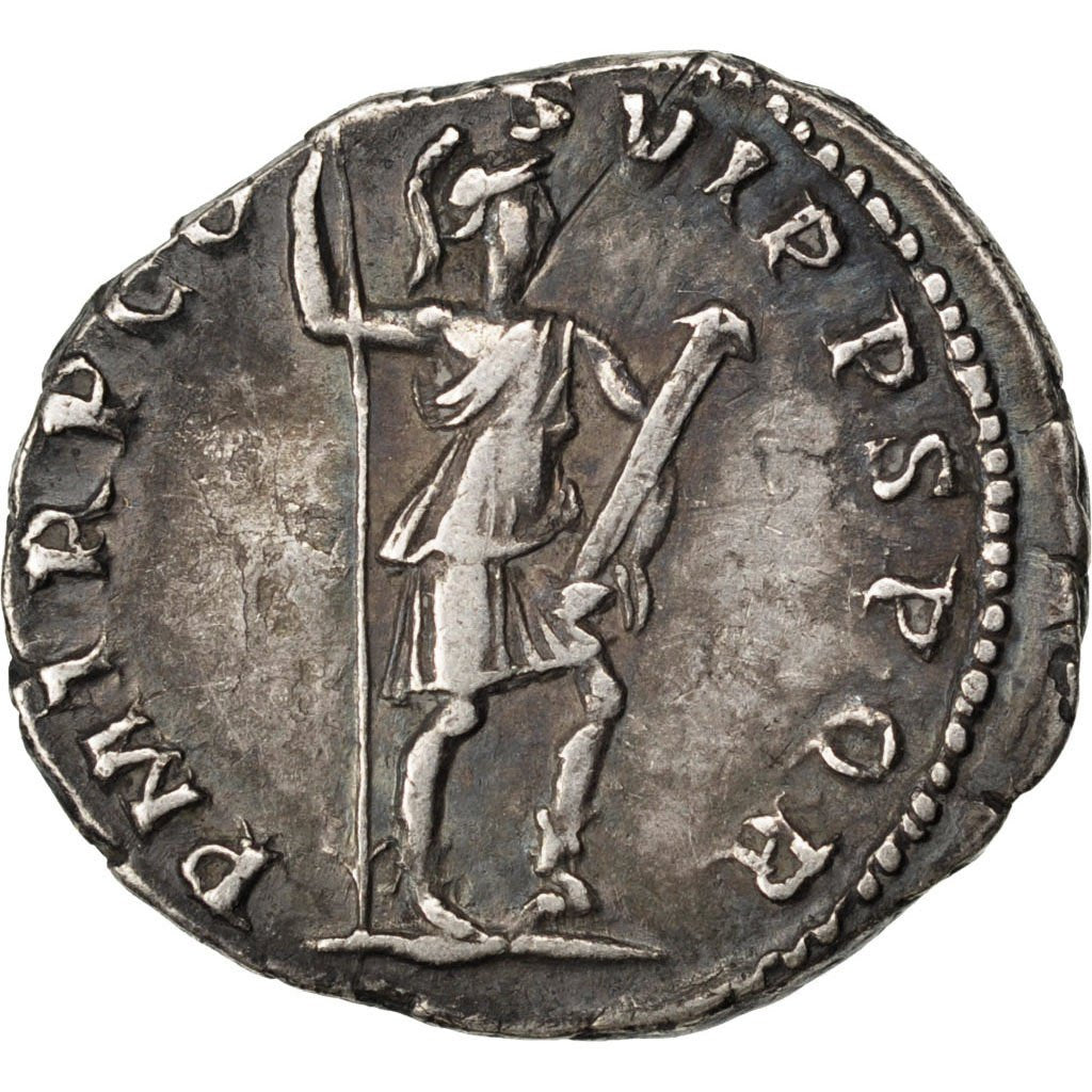 Trajan, Denarius, Roma, AU(50-53), Silver, Cohen #272, 3.00