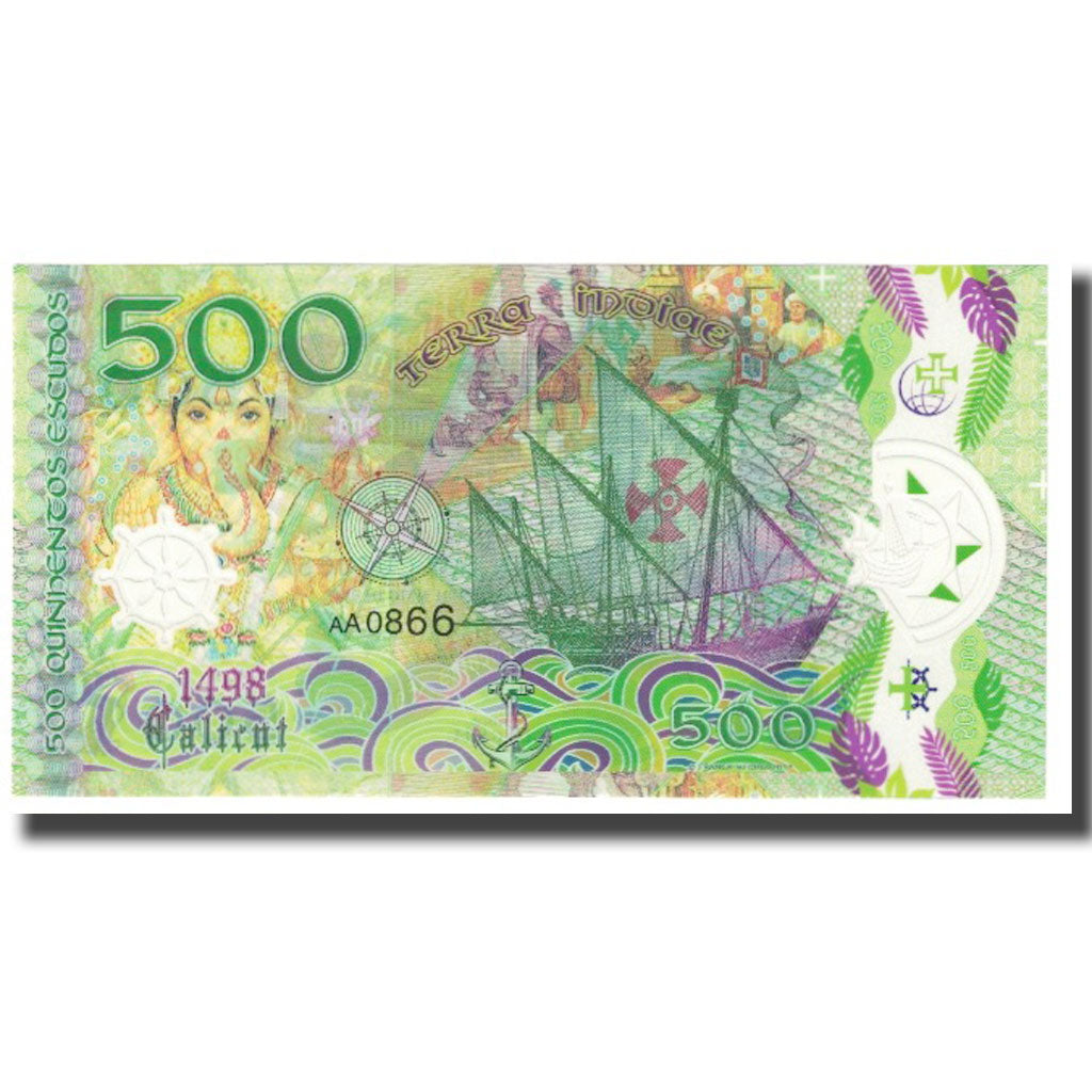Banknote, Portugal, 500 Escudos, 2017, 2017-05-09, BRASIL PORTUGES, UNC(65-70)
