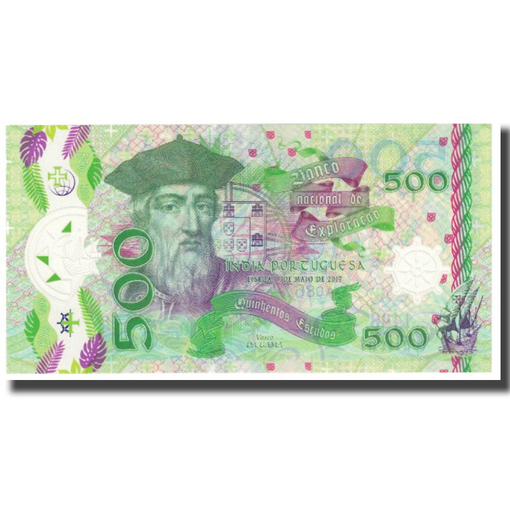 Banknote, Portugal, 500 Escudos, 2017, 2017-05-09, BRASIL PORTUGES, UNC(65-70)