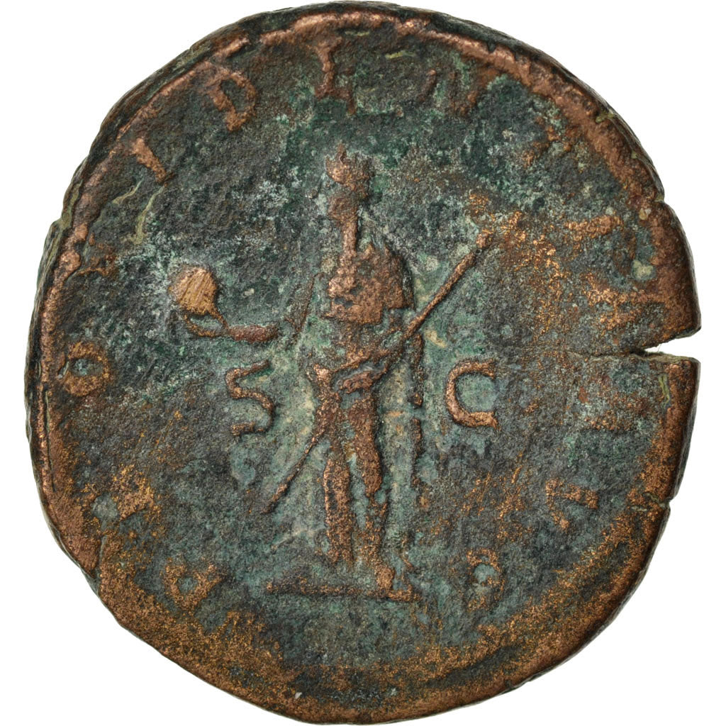 Gordian III, As, EF(40-45), Copper, Cohen #305, 10.30