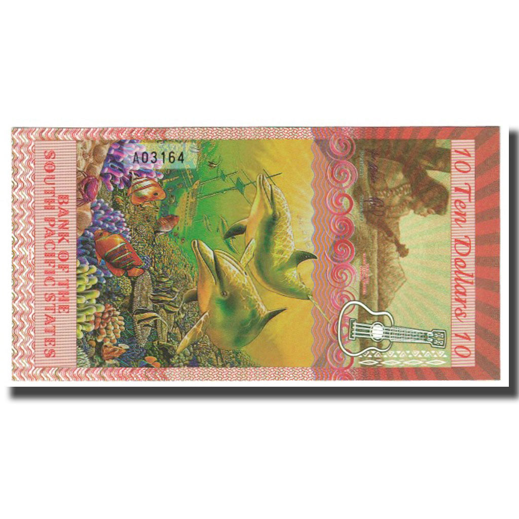 Banknote, United States, 10 Dollars, 2015, 2015-03-22, MAUI PACIFIC STATES