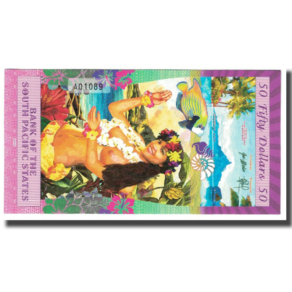 Banknote, United States, 50 Dollars, 2016, 2016-06-24, BORA BORA PACIFIC STATES