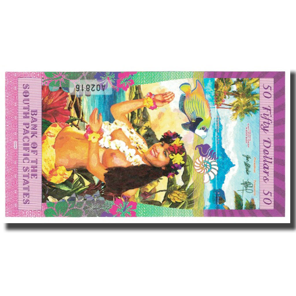 Banknote, United States, 50 Dollars, 2016, 2016-06-24, BORA BORA PACIFIC STATES