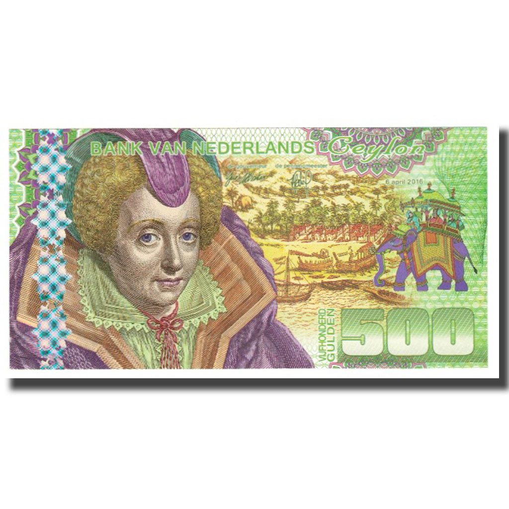 Banknote, Netherlands, 500 Gulden, 2016, 2016-04-06, CEYLON, UNC(65-70)