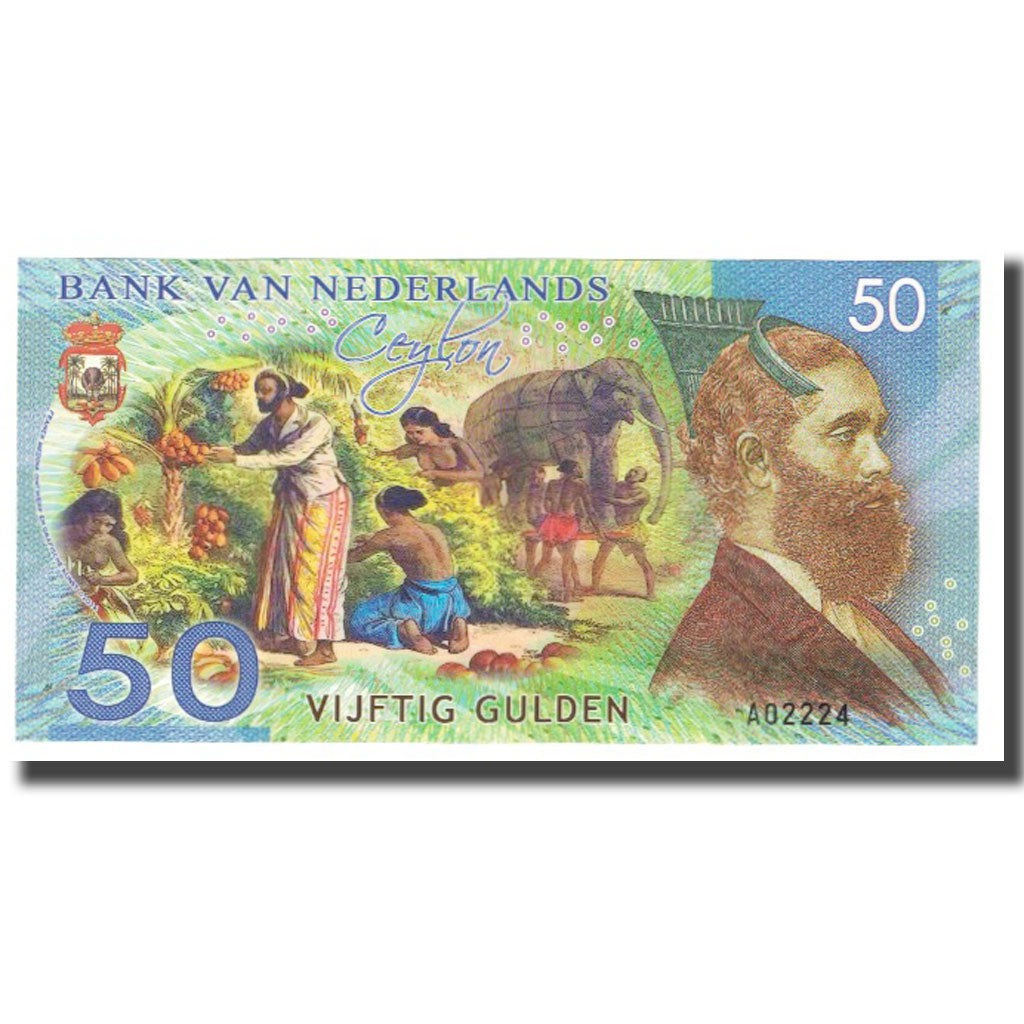 Banconote, Paesi Bassi, 50 Gulden, 2016, 2016-01-18, CEYLON, FDS